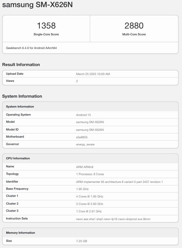Samsung Galaxy Tab S10 FE
