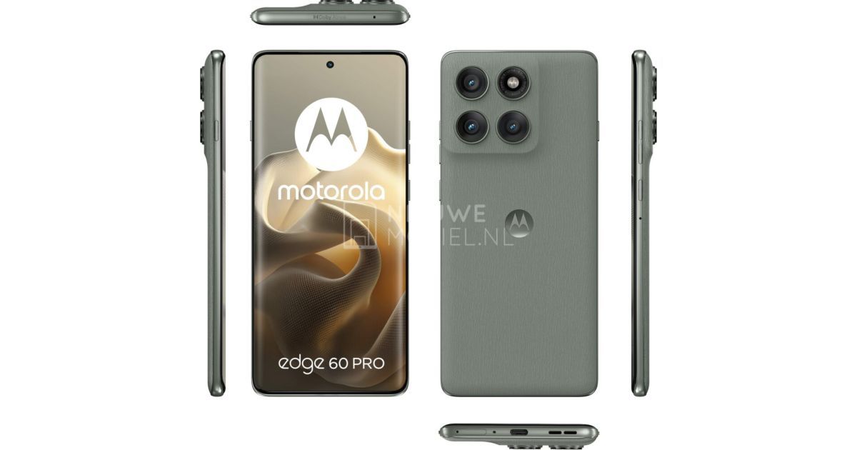 Motorola Edge 60 Pro leaked render