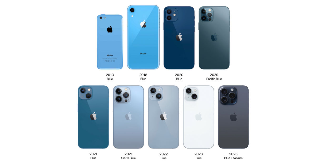 All Blue iPhones