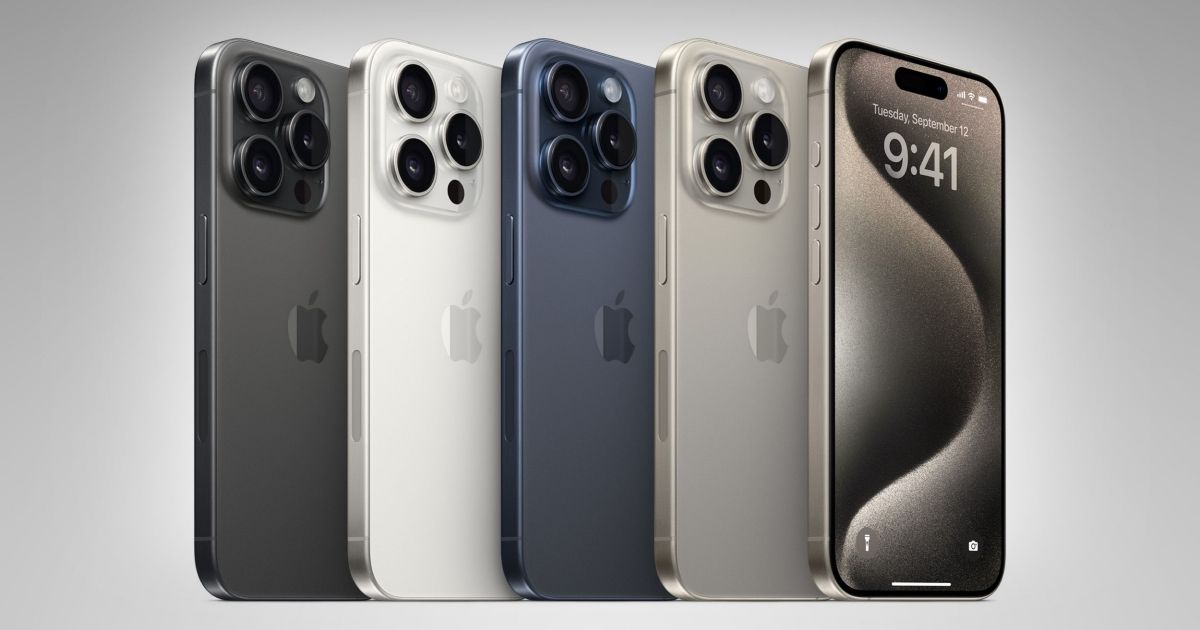 iPhone 15 Pro colours