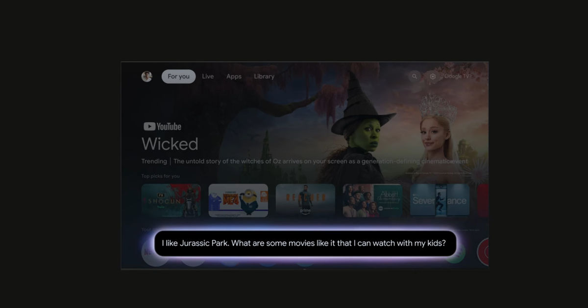 Gemini AI on Google TV